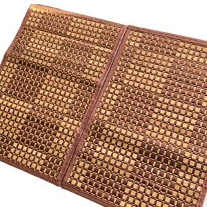 Set of 2 Wood Fabric Placemats